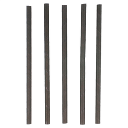 Straight Paper Straw 6x14cm black for Caipirinha (100 Units)