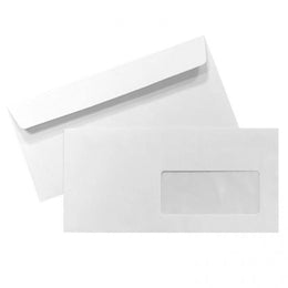 ENVELOPE BRANCO COM JANELA Consumíveis e Material de Escritório Brasão Rosa 