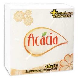 GUARDANAPOS BRANCO PUNTO A PUNTO 40X40 (MAÇO C/ 50G. ACACIA Remova 